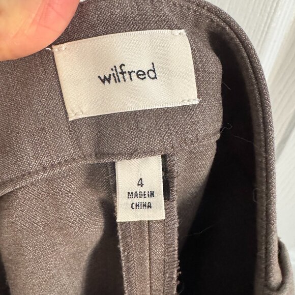 Aritzia Wilfred Cabaret Pant, size 4 in heather turner taupe - Picture 3 of 5